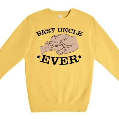 Best Uncle Ever Fist Bump Premium Crewneck Sweatshirt