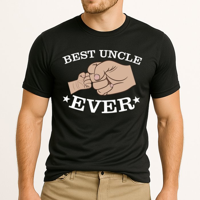 Best Uncle Ever Fist Bump Cooling Performance Crew T-Shirt