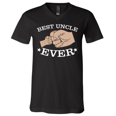 Best Uncle Ever Fist Bump V-Neck T-Shirt