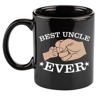 Best Uncle Ever Fist Bump 11oz C Handle Ceramic Mug