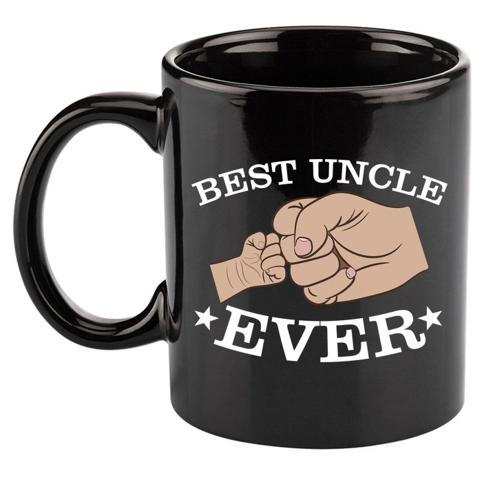 Best Uncle Ever Fist Bump 11oz C Handle Ceramic Mug
