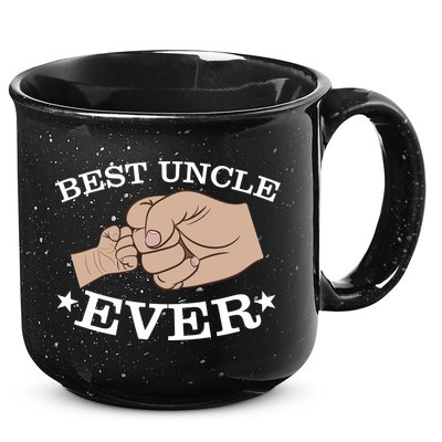 Best Uncle Ever Fist Bump 15oz Campfire Ceramic Mug