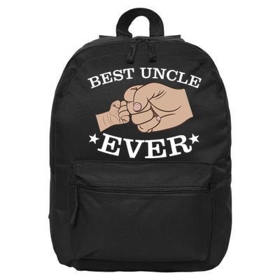 Best Uncle Ever Fist Bump 16 in Basic Backpack