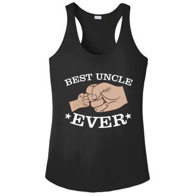 Best Uncle Ever Fist Bump Ladies PosiCharge Competitor Racerback Tank