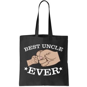 Best Uncle Ever Fist Bump Tote Bag