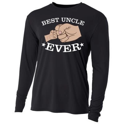 Best Uncle Ever Fist Bump Cooling Performance Long Sleeve Crew