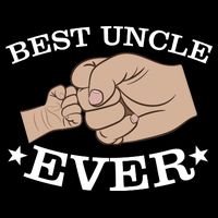 Best Uncle Ever Fist Bump Baby Bodysuit