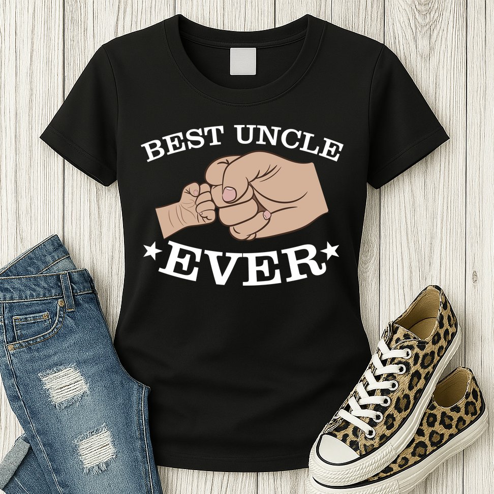 Best Uncle Ever Fist Bump Womens T-Shirt