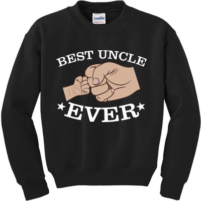 Best Uncle Ever Fist Bump Kids Sweatshirt
