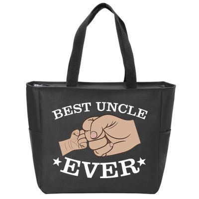 Best Uncle Ever Fist Bump Zip Tote Bag