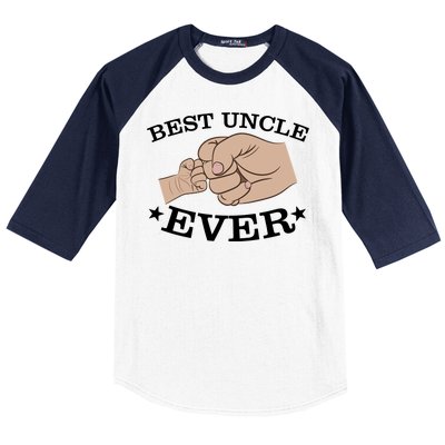 Best Uncle Ever Fist Bump Baseball Sleeve Shirt