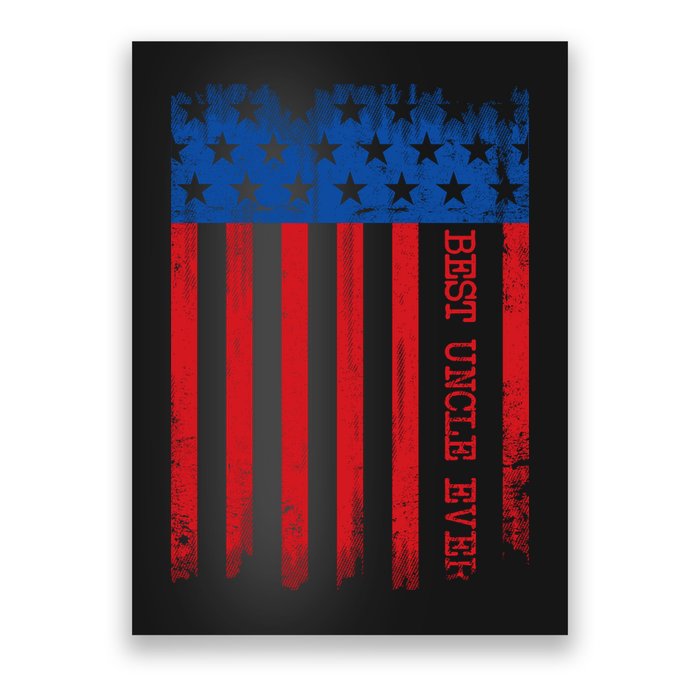 Best Uncle In America Flag Poster