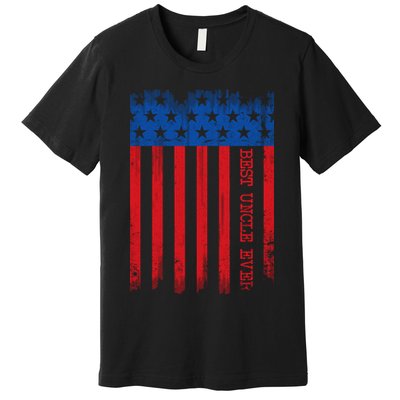 Best Uncle In America Flag Premium T-Shirt