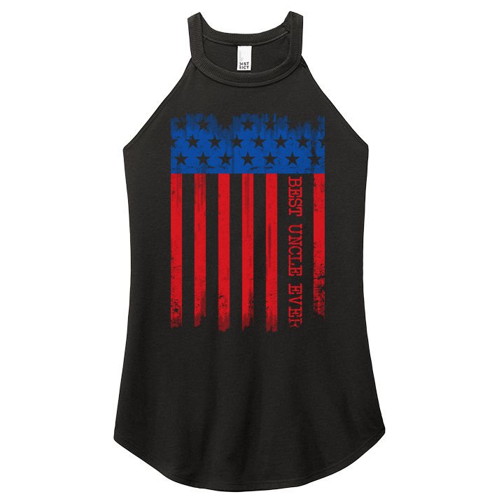 Best Uncle In America Flag Women's Perfect Tri Rocker Tank