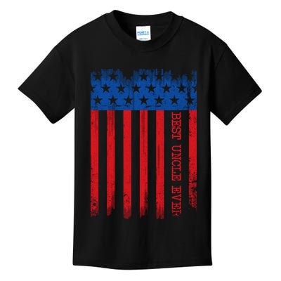Best Uncle In America Flag Kids T-Shirt