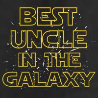 Best Uncle In The Galaxy 7 Panel Mesh Trucker Snapback Hat