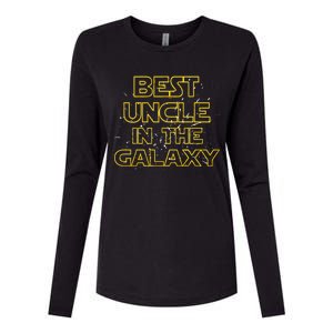 Best Uncle In The Galaxy Womens Cotton Relaxed Long Sleeve T-Shirt