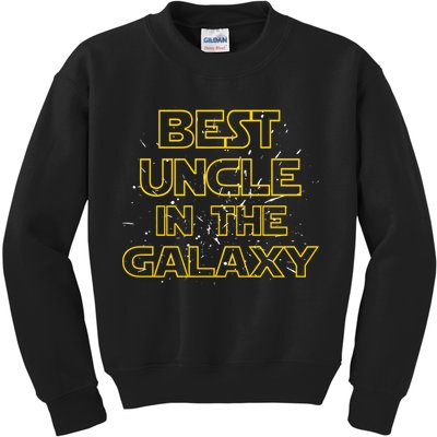 Best Uncle In The Galaxy Kids Sweatshirt