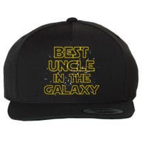 Best Uncle In The Galaxy Wool Snapback Cap