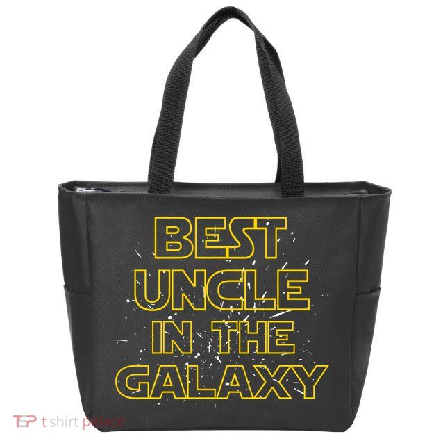 Best Uncle In The Galaxy Zip Tote Bag