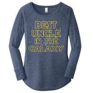 Best Uncle In The Galaxy Women's Perfect Tri Tunic Long Sleeve Shirt