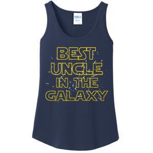 Best Uncle In The Galaxy Ladies Essential Tank