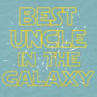 Best Uncle In The Galaxy Sueded Cloud Jersey T-Shirt