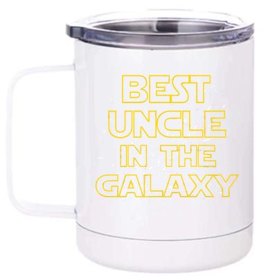 Best Uncle In The Galaxy 12 oz Stainless Steel Tumbler Cup