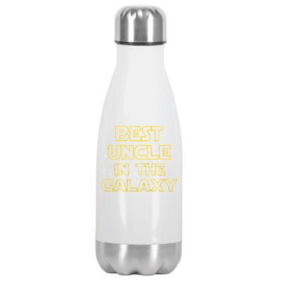 Best Uncle In The Galaxy Stainless Steel Insulated Water Bottle