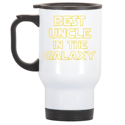 Best Uncle In The Galaxy Stainless Steel Travel Mug