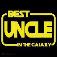 Best Uncle In The Galaxy Funny Button