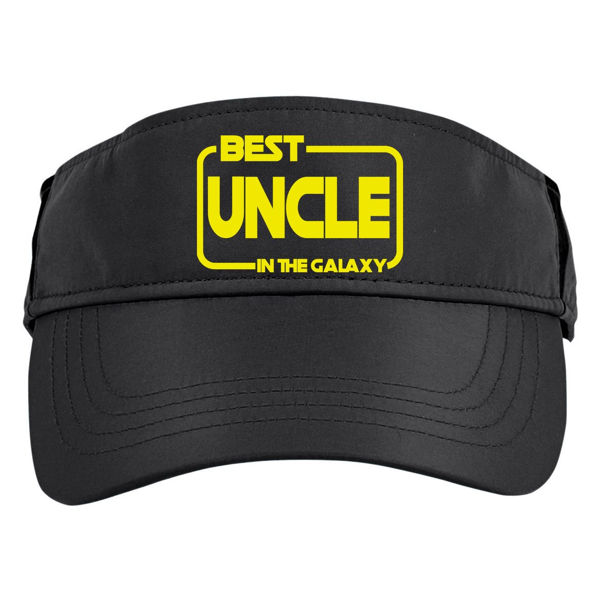 Best Uncle In The Galaxy Funny Adult Drive Performance Visor