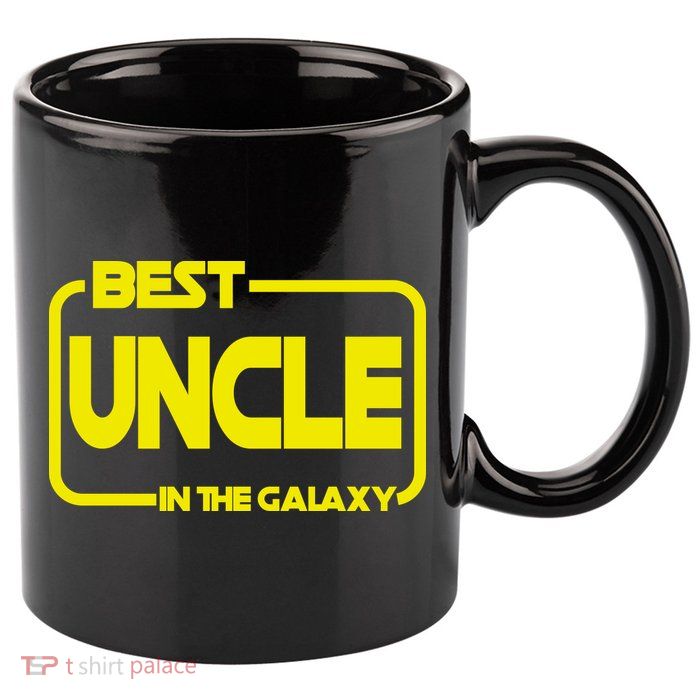 Best Uncle In The Galaxy Funny 11oz C Handle Ceramic Mug