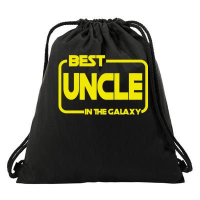 Best Uncle In The Galaxy Funny Drawstring Bag