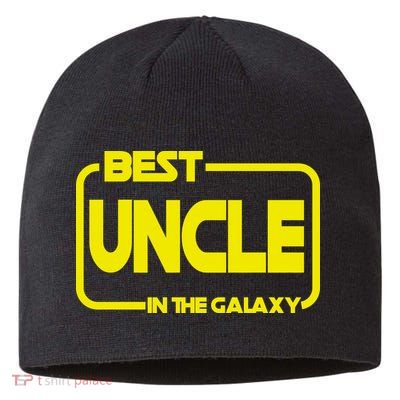 Best Uncle In The Galaxy Funny Sustainable Beanie