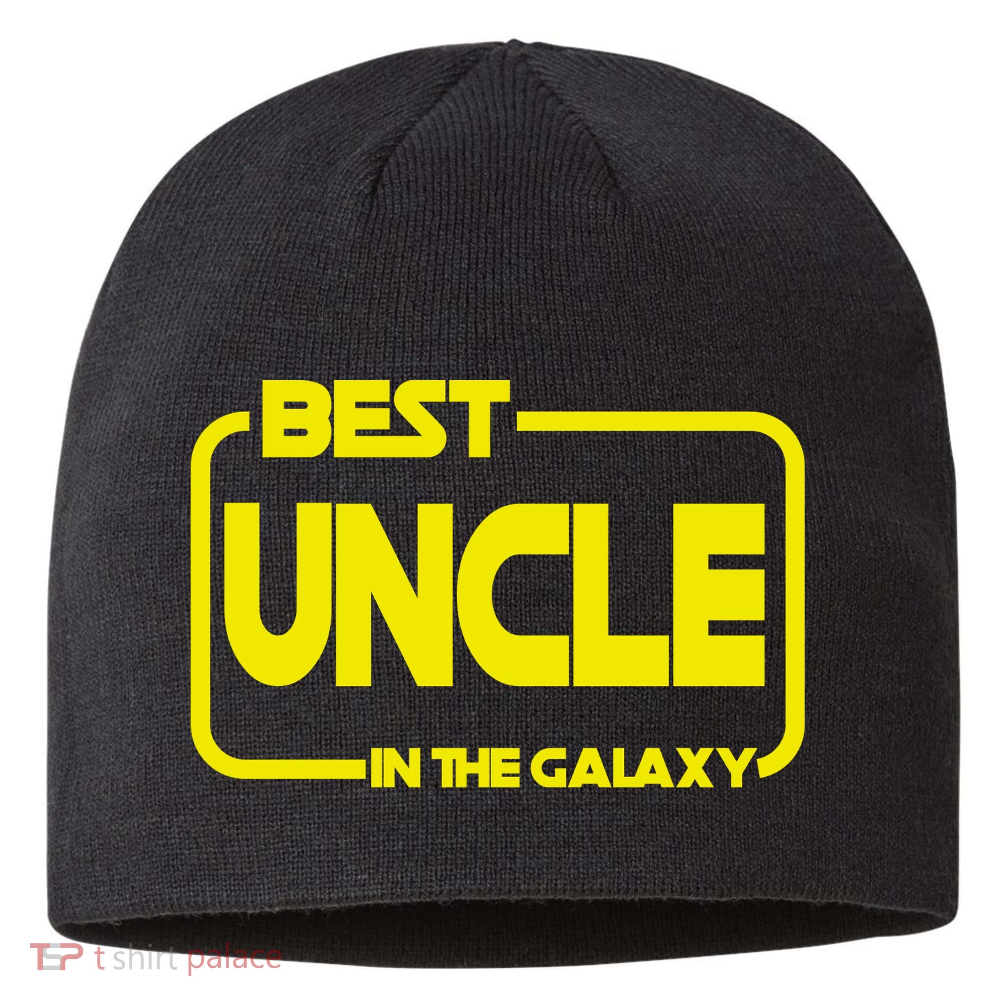 Best Uncle In The Galaxy Funny Sustainable Beanie