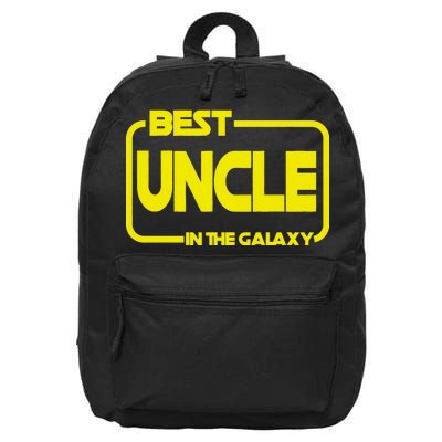 Best Uncle In The Galaxy Funny 16 in Basic Backpack