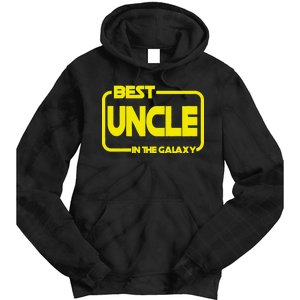 Best Uncle In The Galaxy Funny Tie Dye Hoodie