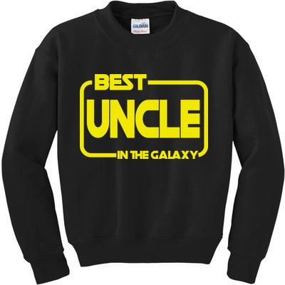 Best Uncle In The Galaxy Funny Kids Sweatshirt