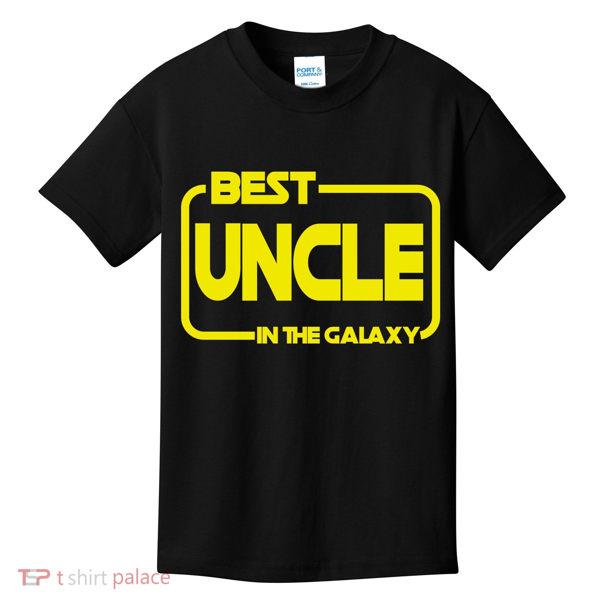 Best Uncle In The Galaxy Funny Kids T-Shirt
