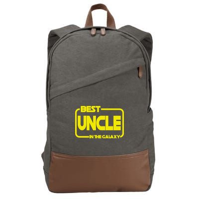 Best Uncle In The Galaxy Funny Cotton Canvas Backpack