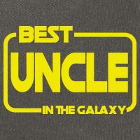 Best Uncle In The Galaxy Funny Cotton Canvas Backpack