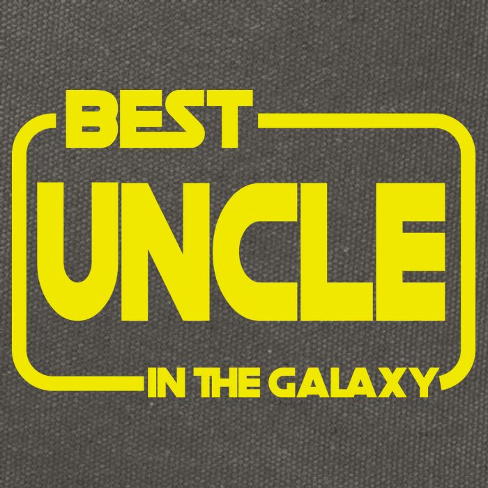 Best Uncle In The Galaxy Funny Cotton Canvas Backpack