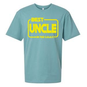 Best Uncle In The Galaxy Funny Sueded Cloud Jersey T-Shirt