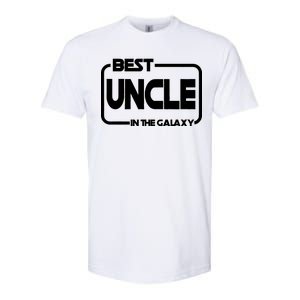 Best Uncle In The Galaxy Funny Softstyle CVC T-Shirt