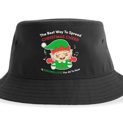 Best Way To Spread Christmas Cheer Is Singing Out Loud Sustainable Bucket Hat