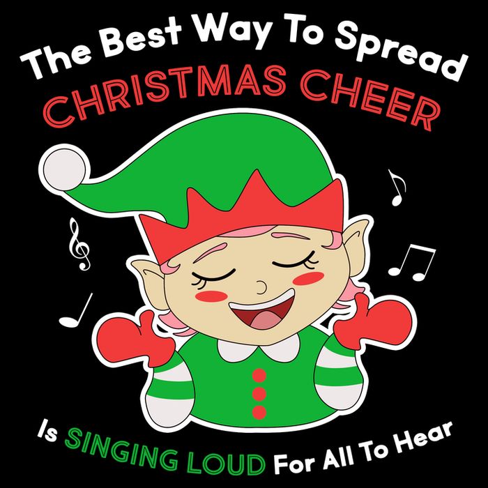 Best Way To Spread Christmas Cheer Is Singing Out Loud 16 in Basic Backpack