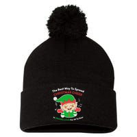 Best Way To Spread Christmas Cheer Is Singing Out Loud Pom Pom 12in Knit Beanie