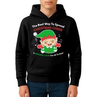 Best Way To Spread Christmas Cheer Is Singing Out Loud Kids Hoodie