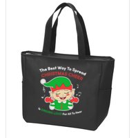 Best Way To Spread Christmas Cheer Is Singing Out Loud Zip Tote Bag